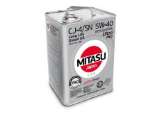 MITASU Ultra Diesel CJ-4/SN 5W-40 (PAO) ACEA E9, 6L